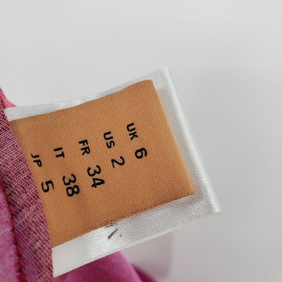 Maggie Marilyn Endless Optimist Pink and Red Striped Women's Trousers pants 2 - Picture 7 of 12